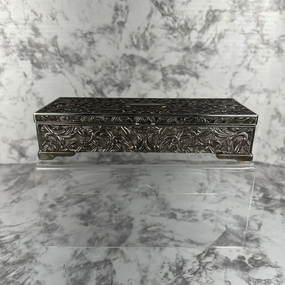 Vintage 1992‎ Godinger Silver Jewelry Box 9